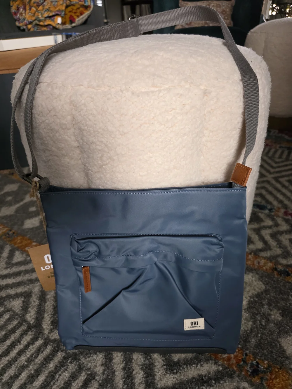 ORI London Kennington Crossbody Bag (Color: Airforce)
